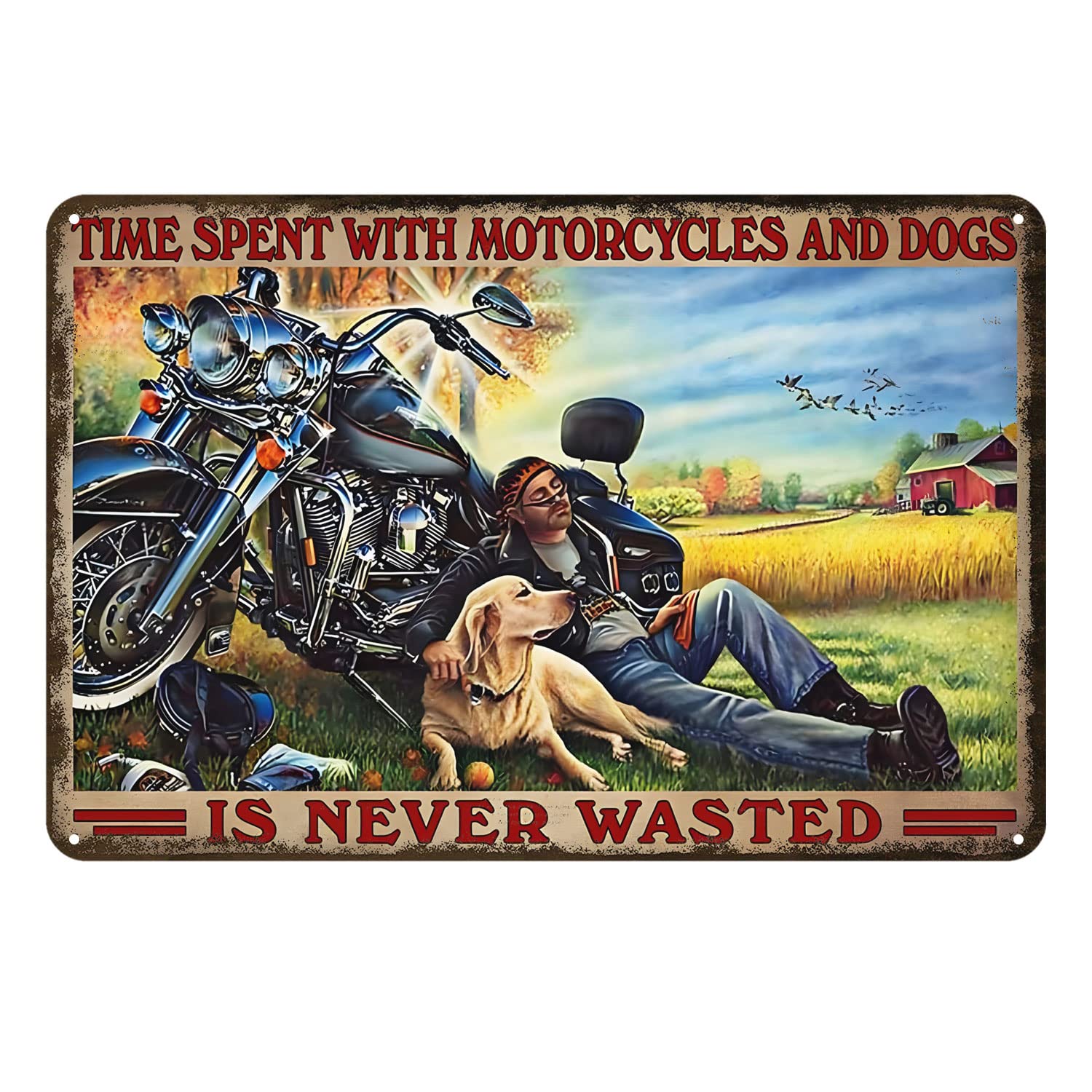 Amazon.com: Aenaon Time Spent with Motorcycles and Dogs is Never